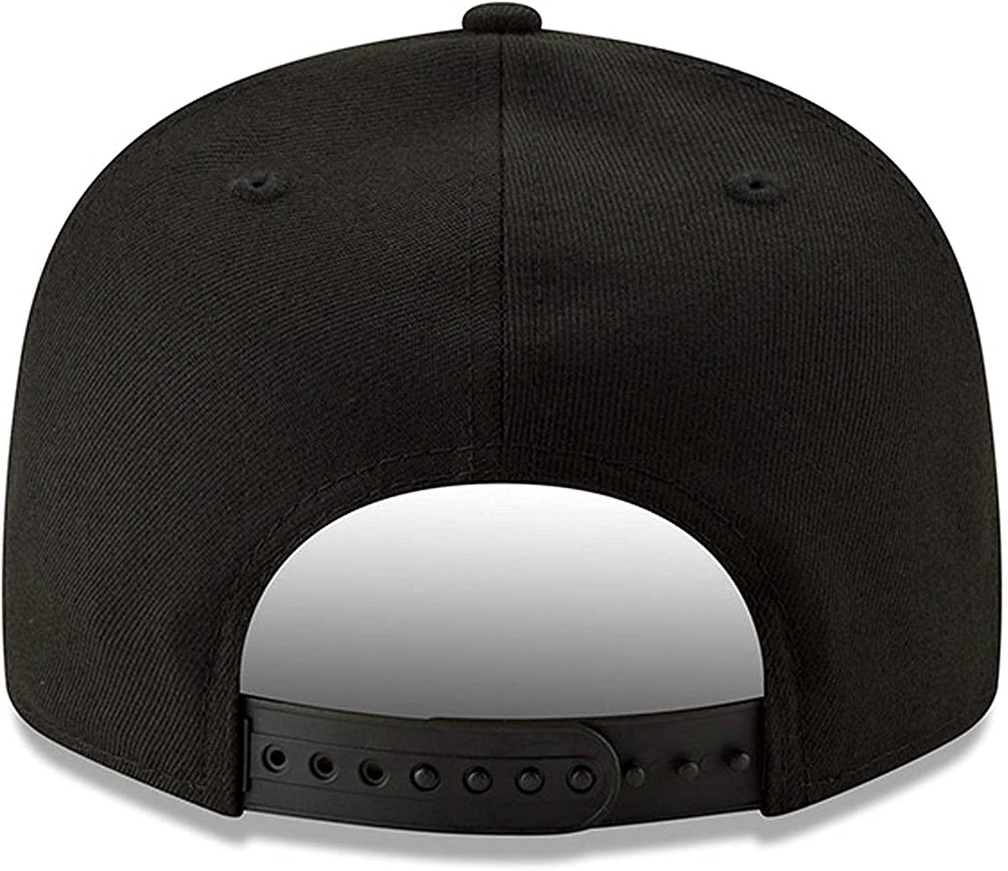 New Era Exclusive Men's Chiefs Adjustable Cap Hat One Size Fit Most Snapback/Velcro/Bucle Closure (Black On Black Snapback)