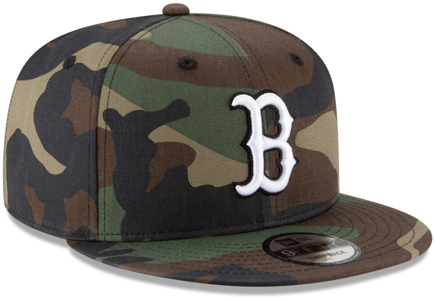 New Era Unisex-Adult MLB 9Fifty Camo Primary Logo Adjustable Snapback Hat Cap One Size Fits All