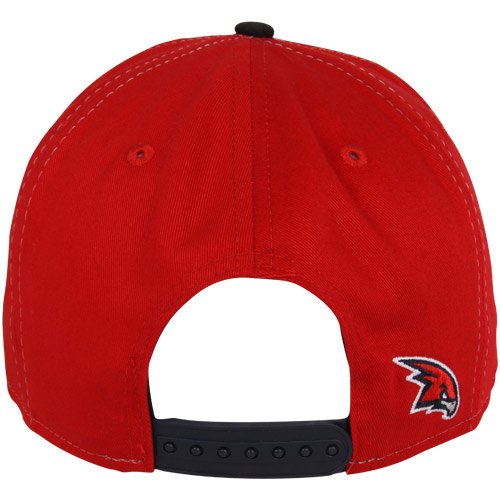 NBA New Era Atlanta Hawks Marvel Hero 9FIFTY Snapback Hat - Navy Blue/Red