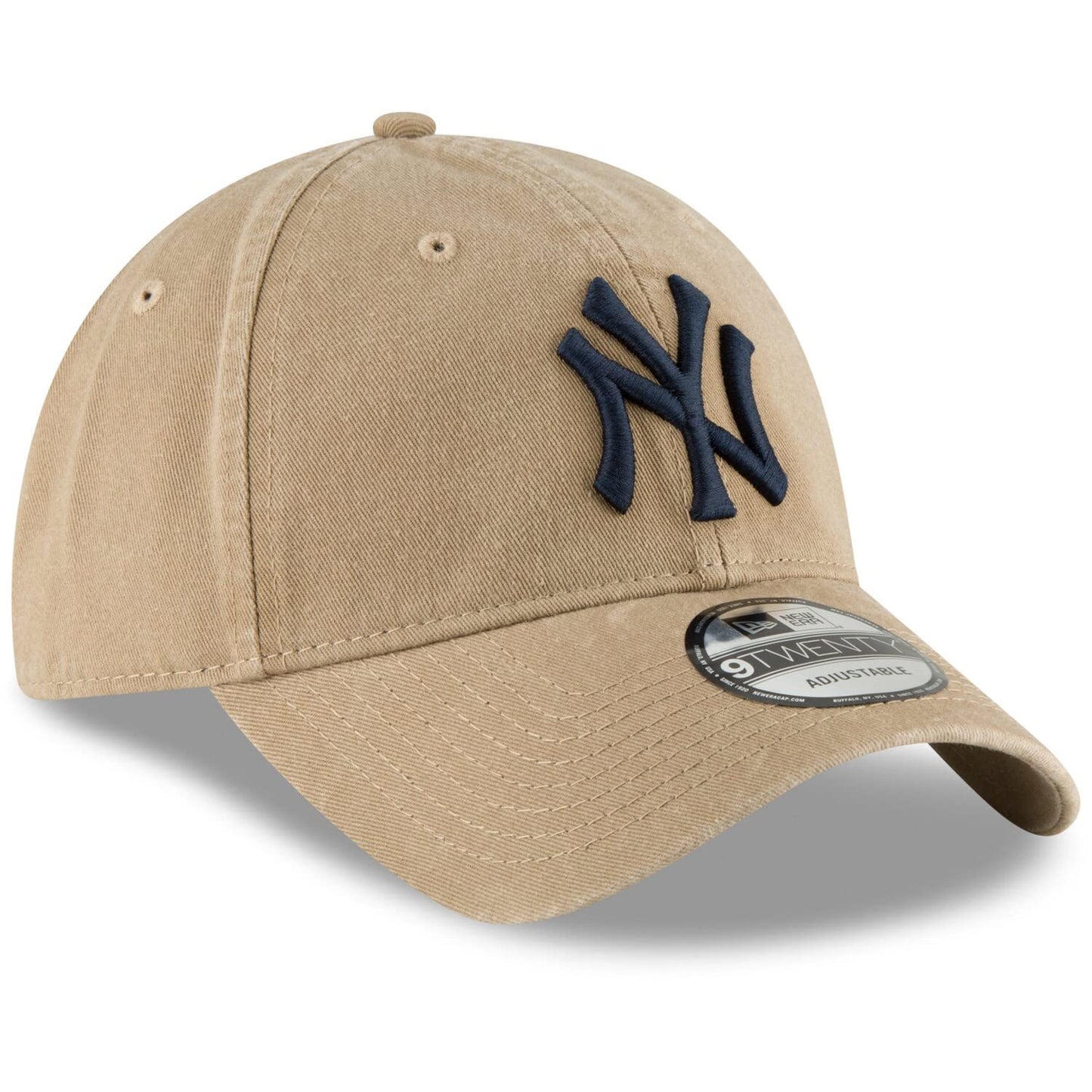 New Era MLB Khaki Core Classic 9TWENTY Adjustable Hat Cap One Size Fits All