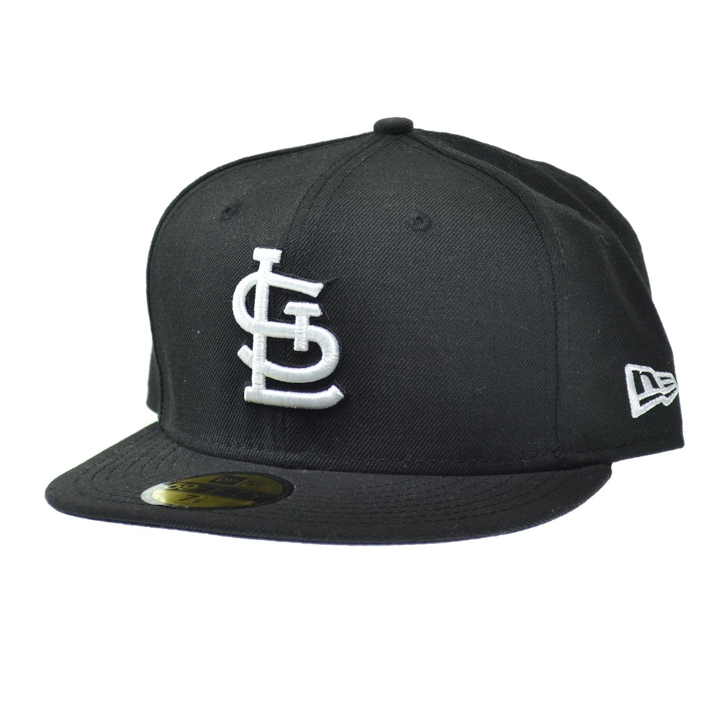 New Era St.Louis Cardinals MLB Basic 59FIFTY Cap Black/White ne-mlbbasic-stlcar-blk (Size 7.0)