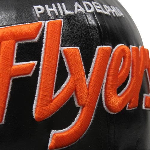 NHL New Era Philadelphia Flyers Team Script Redux Snapback Hat - Black