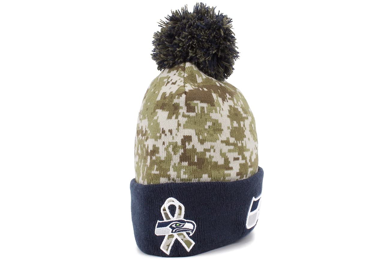 New Era Salute to Service Memrial/Veteran Day Sideline Cuffed Knit Beanie Skully Cap Hat
