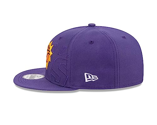 New Era Mens Draft 2023 9fifty Snapback Hat Cap (US, Alpha, One Size, Purple, Phoenix Suns)