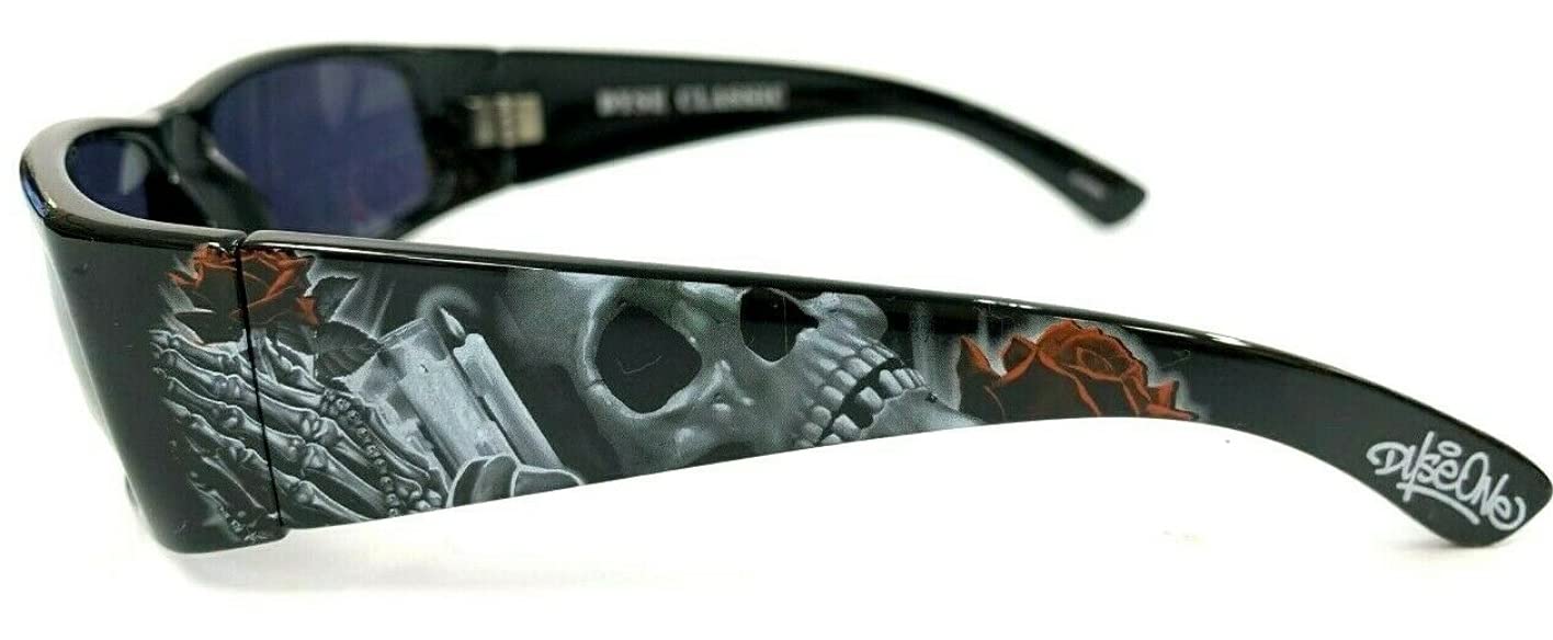 DYSE ONE Authentic Shades Blessings Pray Candles Rose Skeleton Black Sunglasses California Lowrider Style