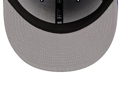 New Era Mens Draft 2023 9fifty Snapback Hat Cap (US, Alpha, One Size, Purple, Phoenix Suns)
