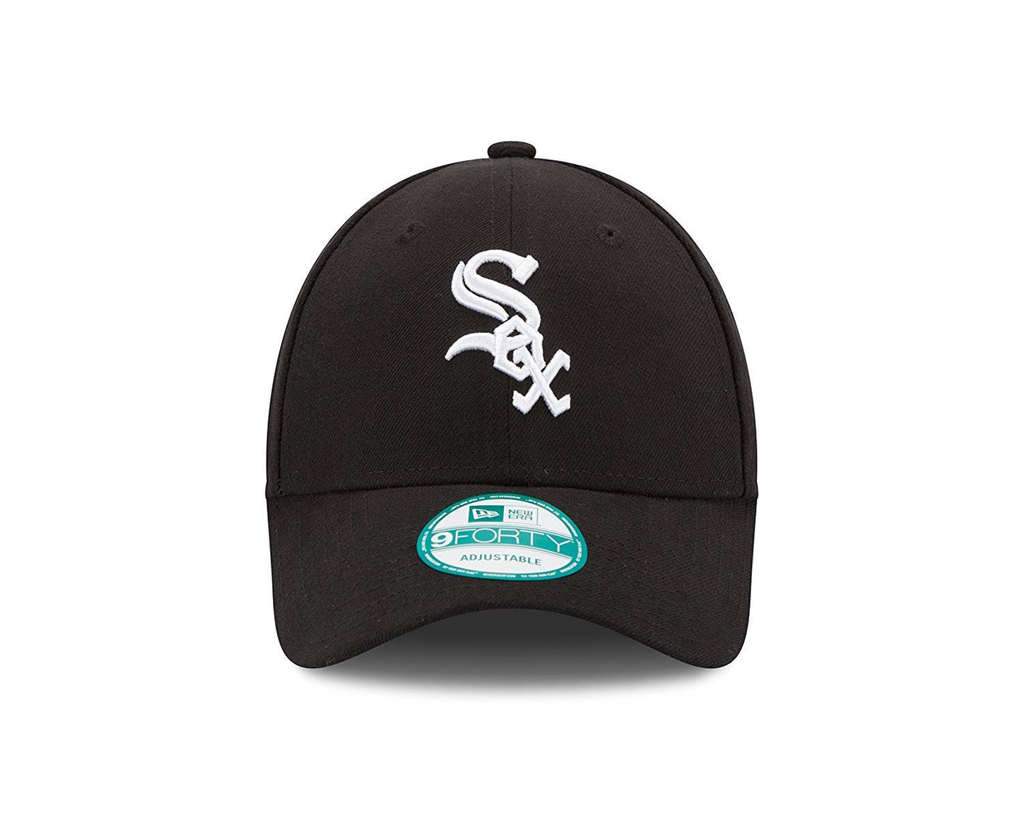 New Era Authentic 9Forty Adjustable Hat Dad Hat Velcro Closure- OSFM (White Sox Chicago), Black