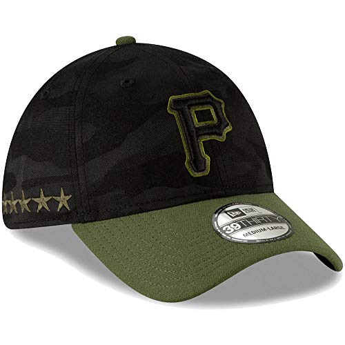 New Era Pittsburgh Pirates 2018 Memorial Day 39Thirty Flex Hat (Medium-Large)