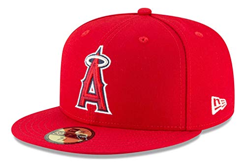 New Era Anaheim Angels Fitted 59Fifty On-Field Red Cap Hat