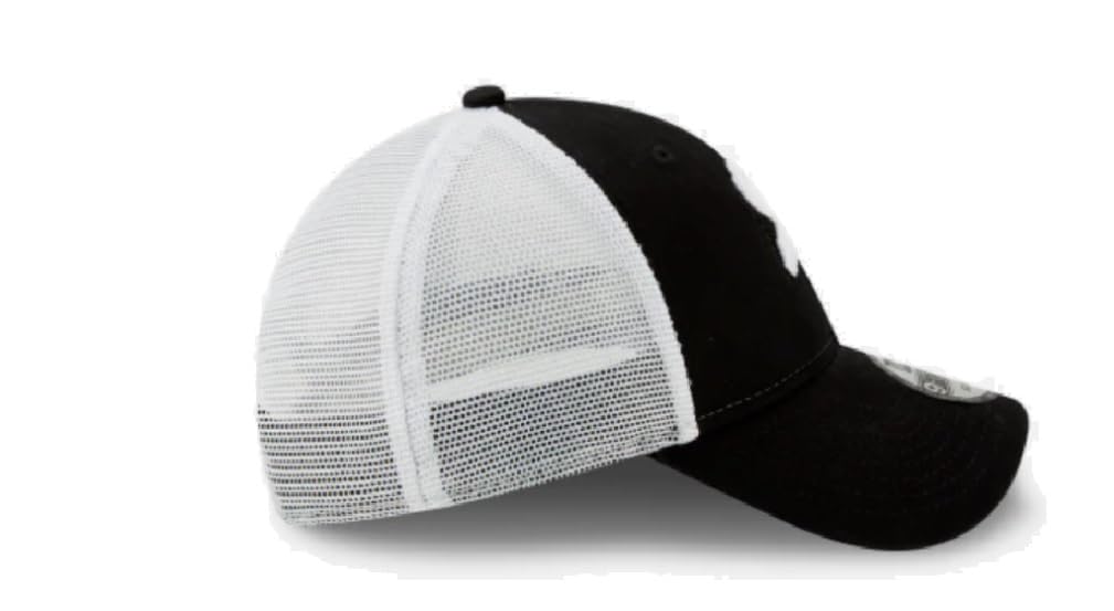 New Era 9FORTY Black/White Chicago White Sox Team Truckered Snapback Hat