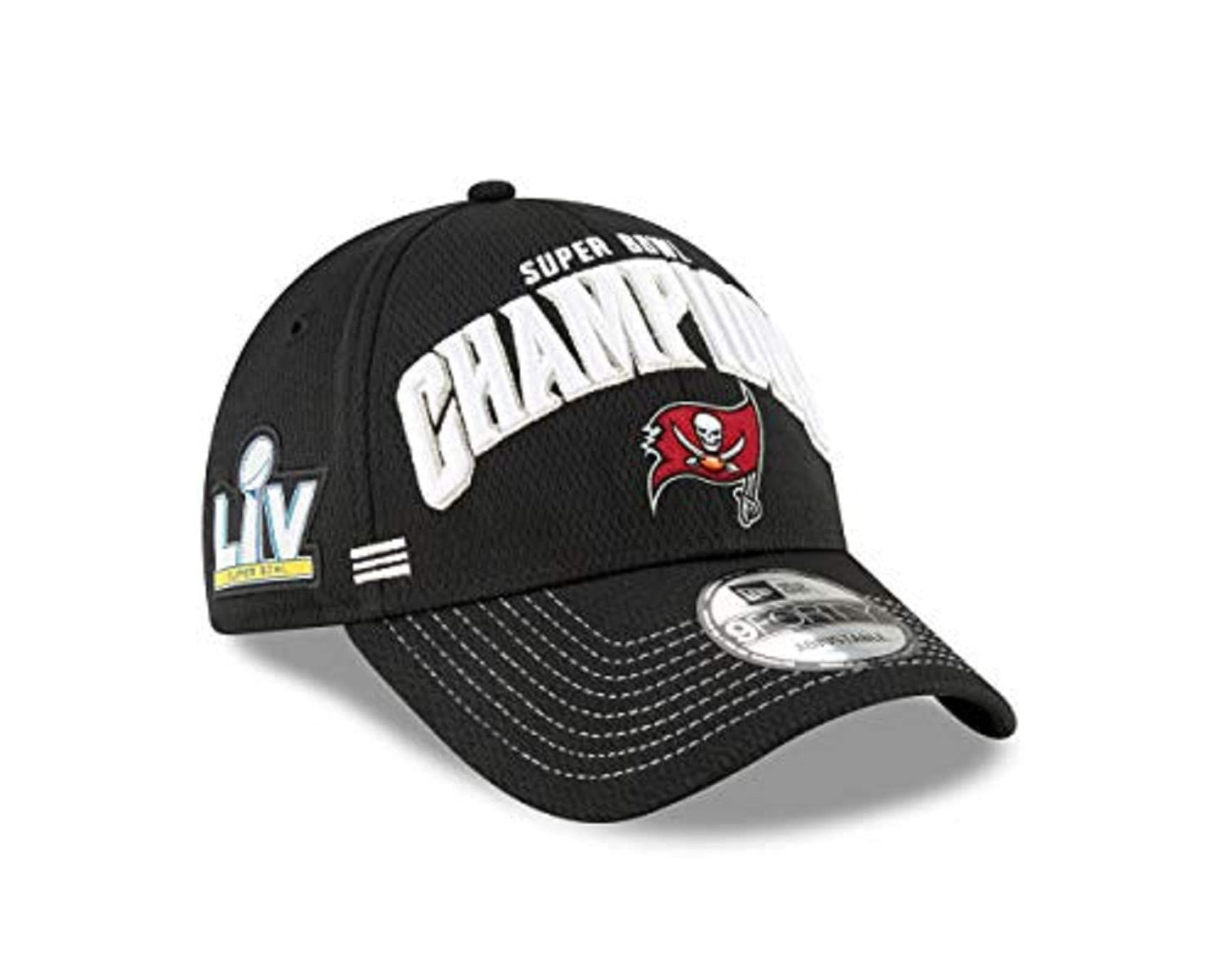 New Era 100% Authentic Exclusive Buccaneers 950 9FIFTY Snapback Cap Hat : One Size Fit Most (Super Bowl LV Championship Locker Room) Black
