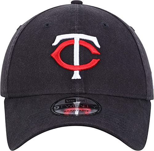 New Era MLB Core Classic 9TWENTY Adjustable Hat Cap One Size Fits All (Minnesota Twins Navy)