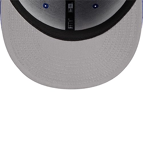 New Era Mens Draft 2023 9fifty Snapback Hat Cap (US, Alpha, One Size, Royal Blue, Golden State Warriors)