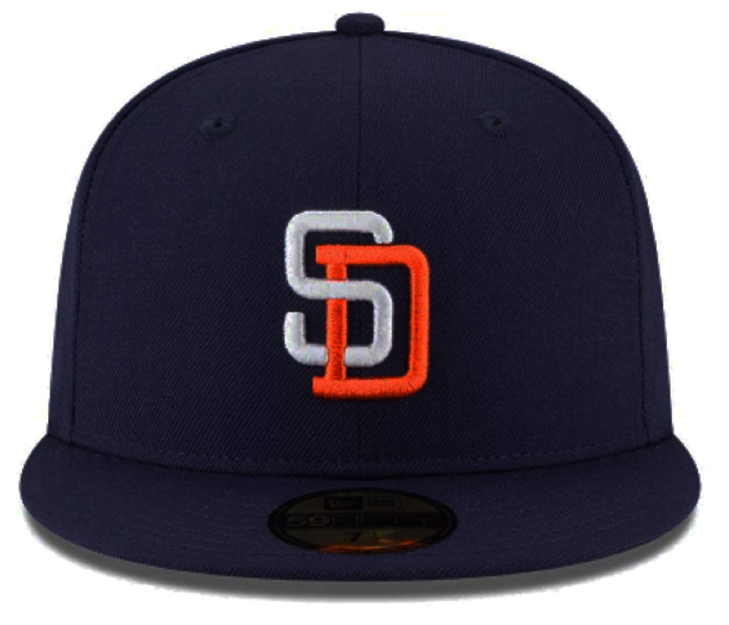 New Era Authentic MLB San Diego Padres Navy 1991 Cooperstown Fitted Hat Cap 59Fifty