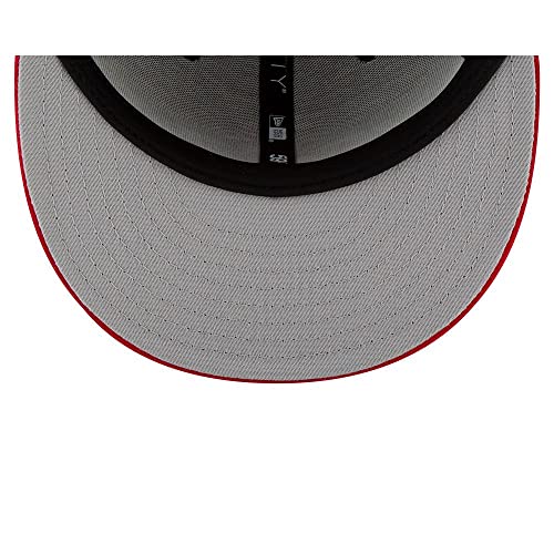 New Era 59Fifty MLB Basic Los Angeles Dodgers Scarlet Red Fitted Headwear Cap (7 1/4-57.7cm)