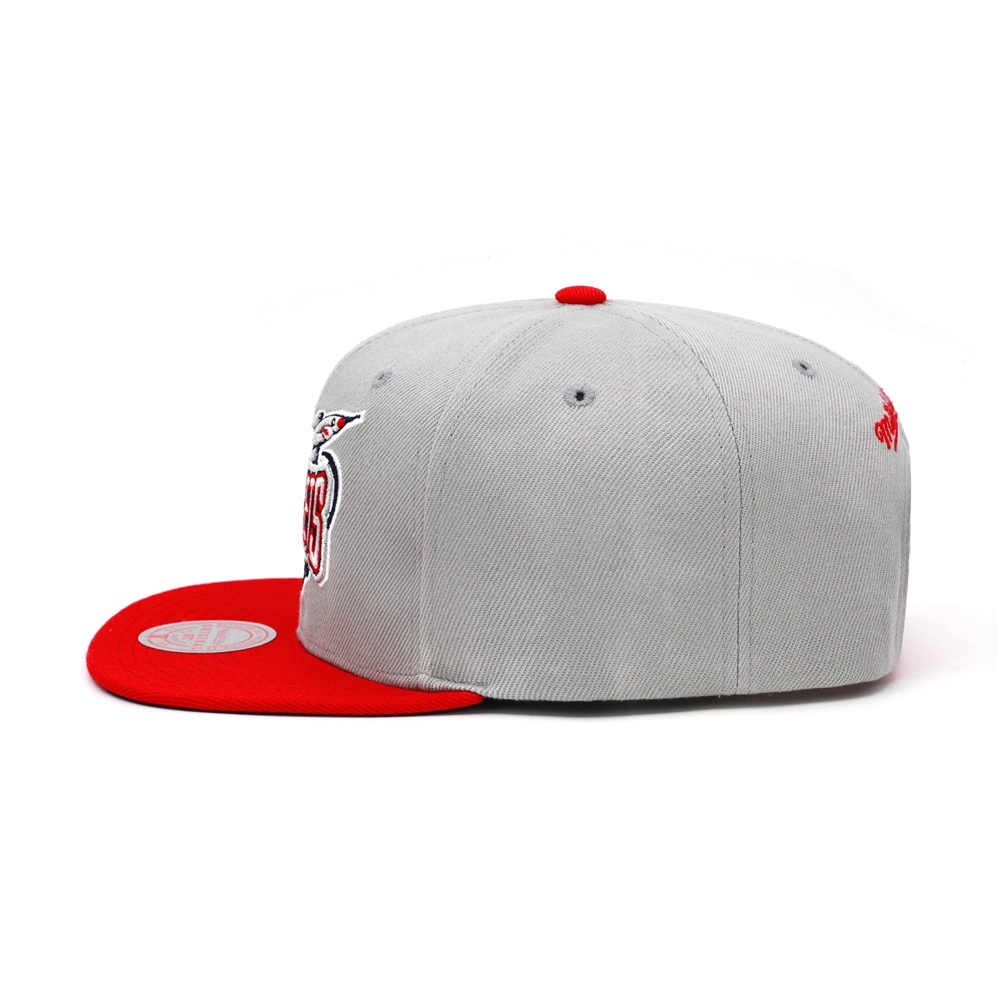 Mitchell & Ness Retro Snapback Hat Adjustable Cap - Natural Off White Logo/Hardwood Classics/Throwback