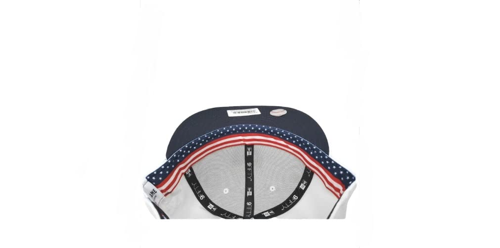 New Era Men's White Washington Nationals 9fifty 2018 All-Star American Flag Game Adjustable Snapback Hat Cap