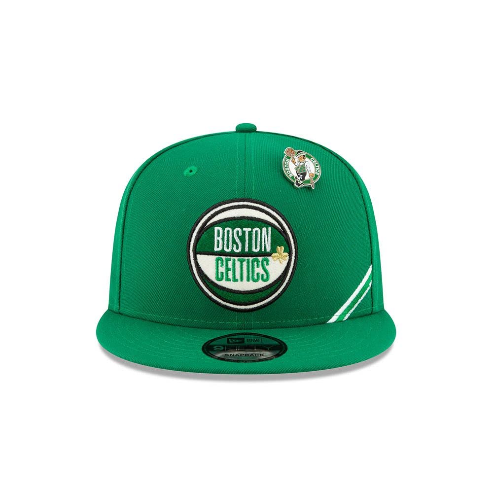 New Era NBA Men’s Boston Celtics 2019 Official NBA Draft 9FIFTY Adjustable Snapback Hat Green