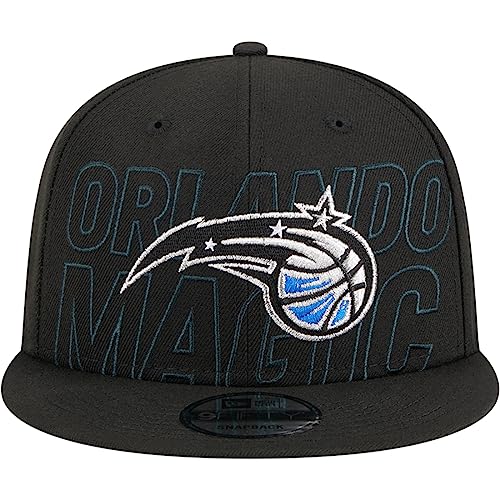 New Era Mens Draft 2023 9fifty Snapback Hat Cap (US, Alpha, One Size, Black, Orlando Magic)