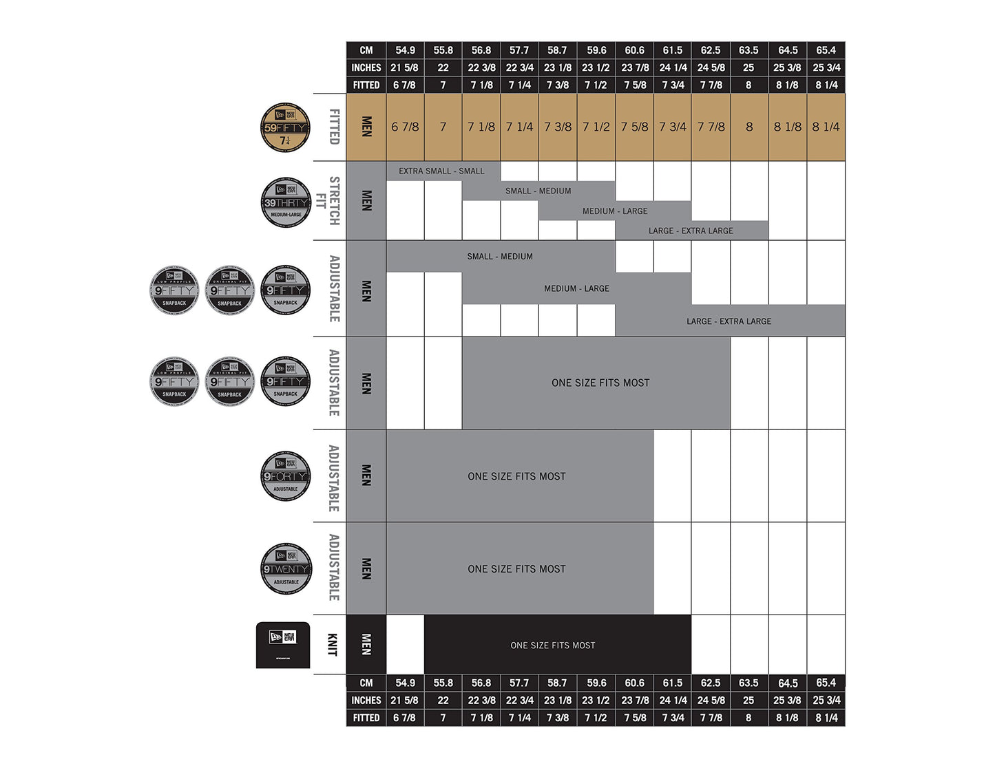 New Era Men's 70353301, Graphite, Large/X-Large