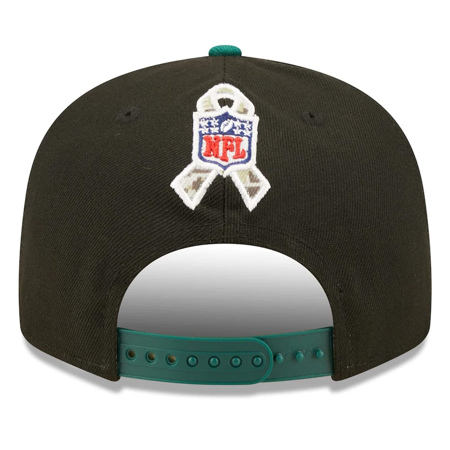 New Era Authentic Exclusive Jets New York 9Fifty Snapback/9Twenty/MVP/9Forty Adjustable Hat - OSFM (Salute to Service 2022) Black