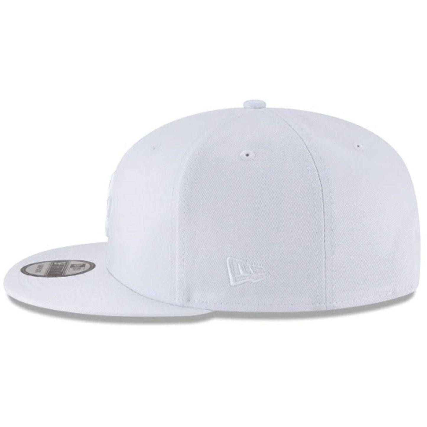 New Era x MLB Men's Los Angeles Dodgers Basic 9Fifty Snapback Hat White Adjustable