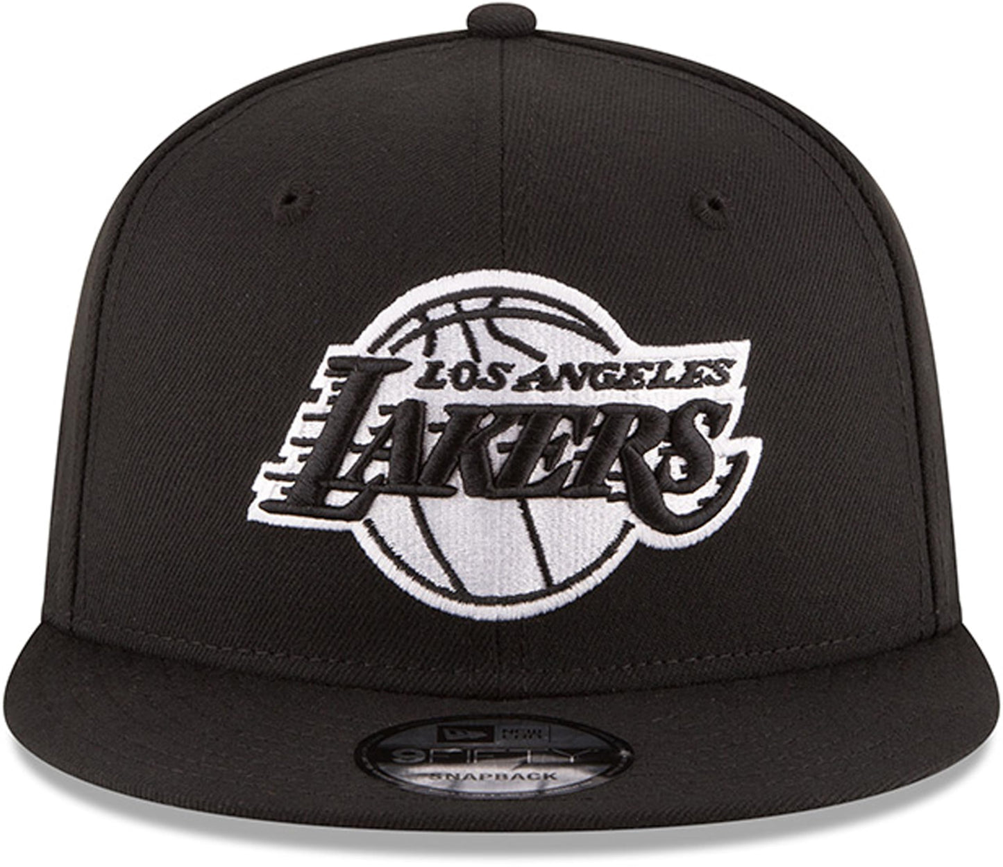 New Era NBA 9FIFTY Black White Adjustable Snapback Hat Cap One Size Fits All