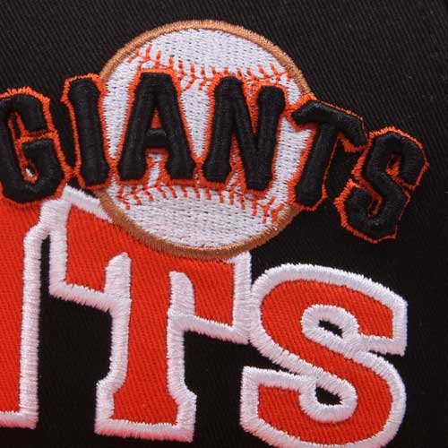 MLB New Era San Francisco Giants Black-Orange Stoked Snapback Hat