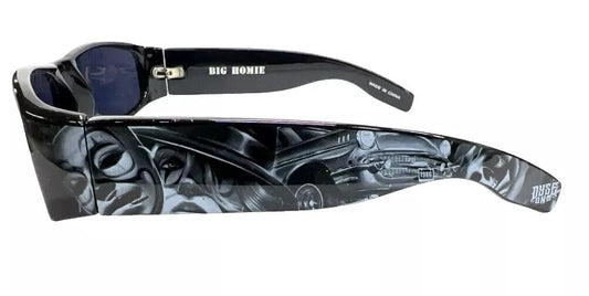 DYSE ONE Authentic Shades Smiling Mask Car Sunglasses California Lowrider Locs Style