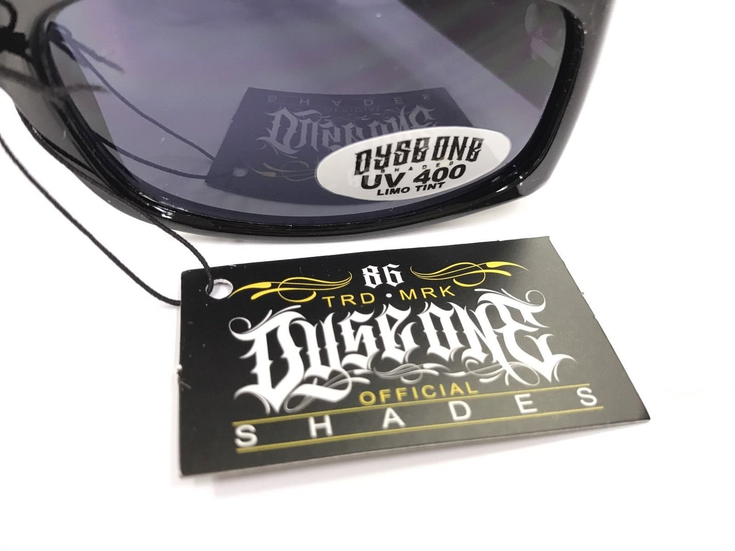 DYSE ONE Authentic Shades Skeleton Aztec Skullender Black Sunglasses California Style