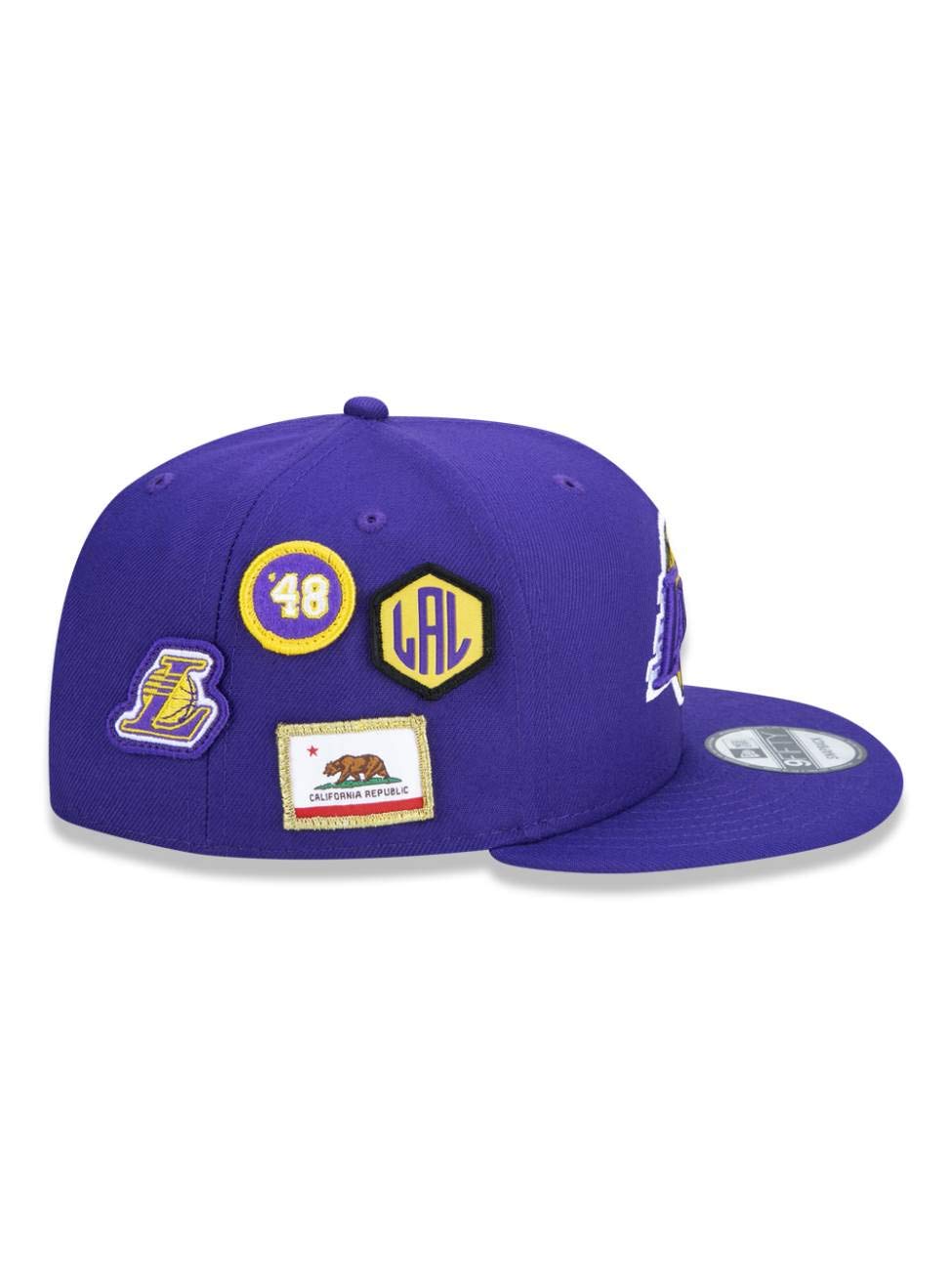 New Era Los Angeles Lakers 2018 NBA Draft Cap 9FIFTY Snapback Adjustable Hat- Purple