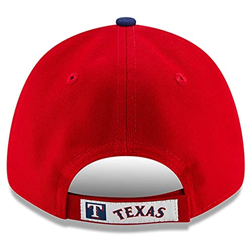 Texas Rangers Alt 3 New Era Men's League 9Forty MLB Baseball Adjustable Hat - Red/Royal