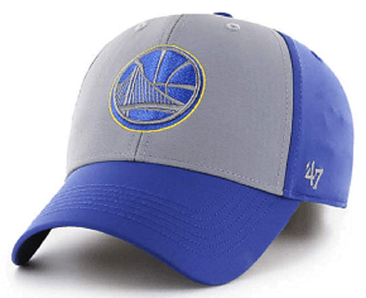 Golden State Warriors MVP Royal Radial Gray Blue Hat Cap Adult Men's Adjustable