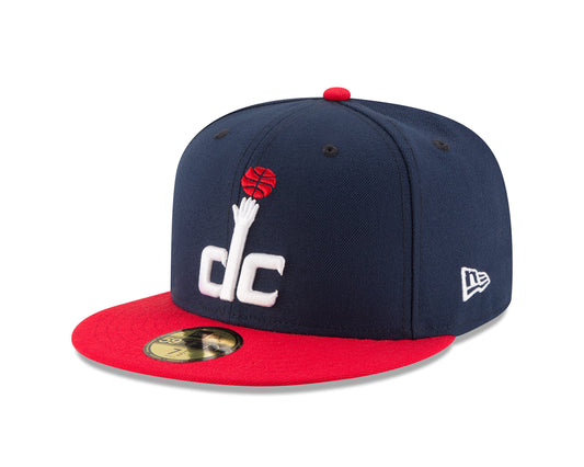 NBA Washington Wizards Men's 2-Tone 59FIFTY Fitted Cap, 7, Navy