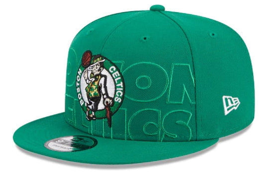 New Era Mens Draft 2023 9fifty Snapback Hat Cap (US, Alpha, One Size, Green, Boston Celtics)