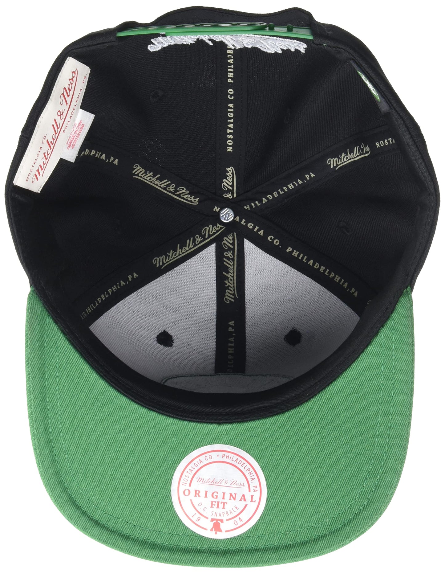 Mitchell & Ness Logo Bill Hat Cap Adult Mens Snapback