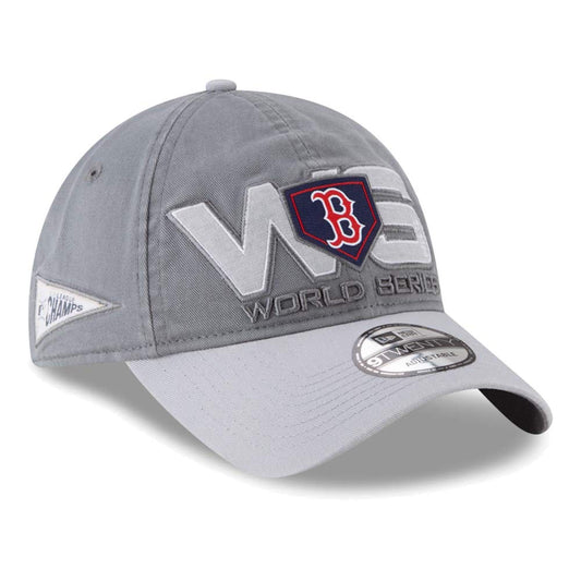 New Era Boston Red Sox 2018 American League Champions Replica 9TWENTY Adjustable Hat – Gray