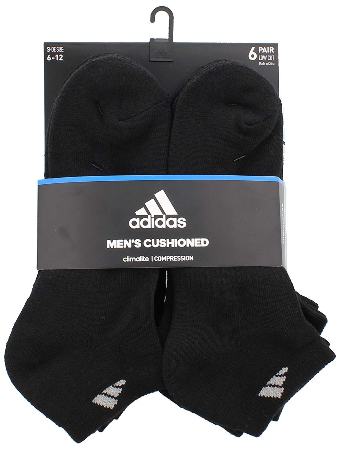 adidas Men's 6-Pack Low Cut Sock