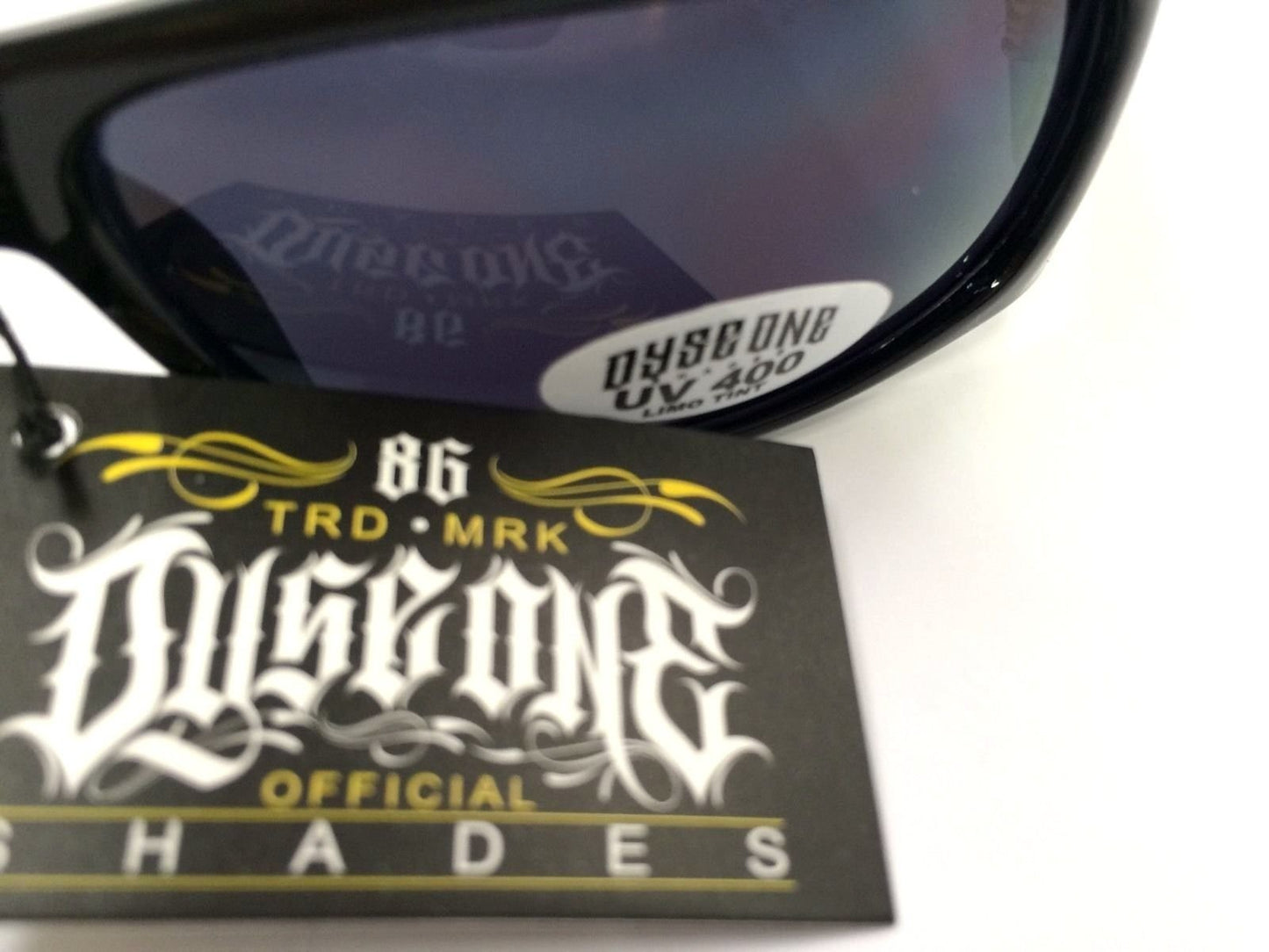 Dyse One Authentic Shades Black Classic Sunglasses California Lowrider Locs Style