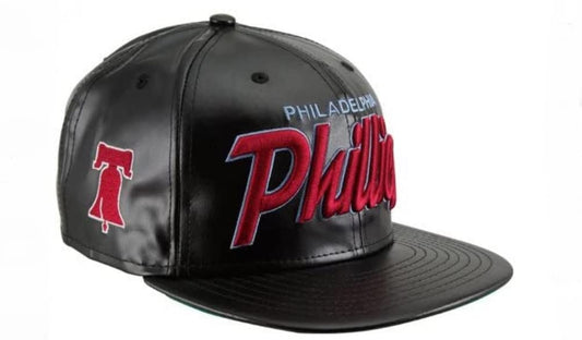 MLB New Era Philadelphia Phillies Team Script Redux Snapback Hat - Black
