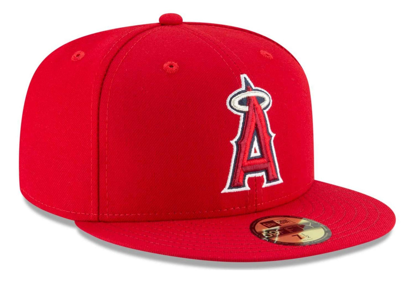 New Era Anaheim Angels Fitted 59Fifty On-Field Red Cap Hat