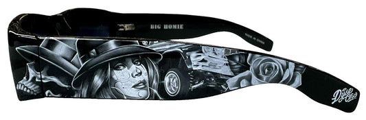 DYSE ONE Authentic Shades Fool Car Fedora Rose Chicano Sunglasses California Lowrider Locs Style
