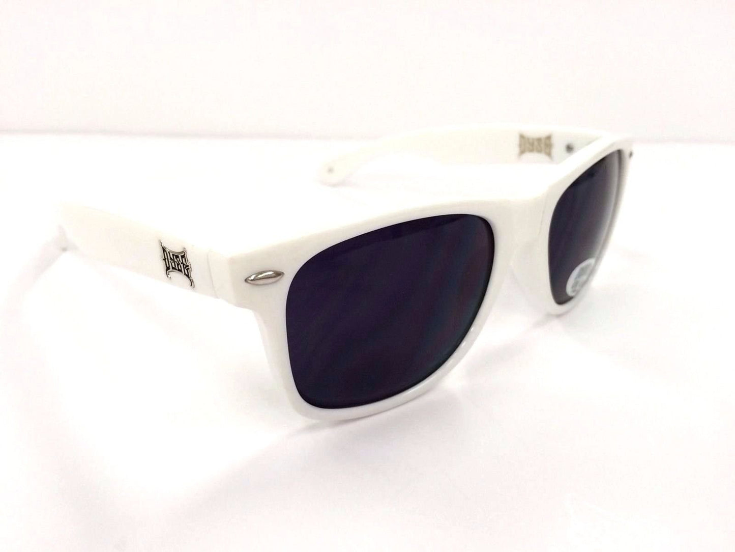 DYSE ONE Authentic Shades Johnson White Sunglasses California Lowrider Style