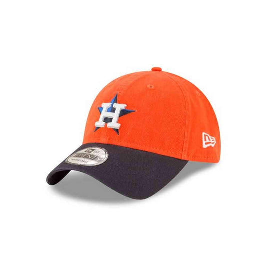 New Era MLB Houston Astros Alt Core Classic 9Twenty Baseball Hat Cap 11591539 Navy/Orange