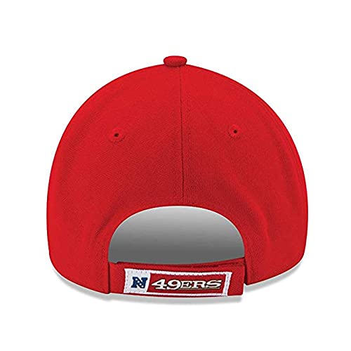 New Era Authentic 9Forty Adjustable Hat Dad Hat Velcro Closure- OSFM (49ers San Francisco Red)