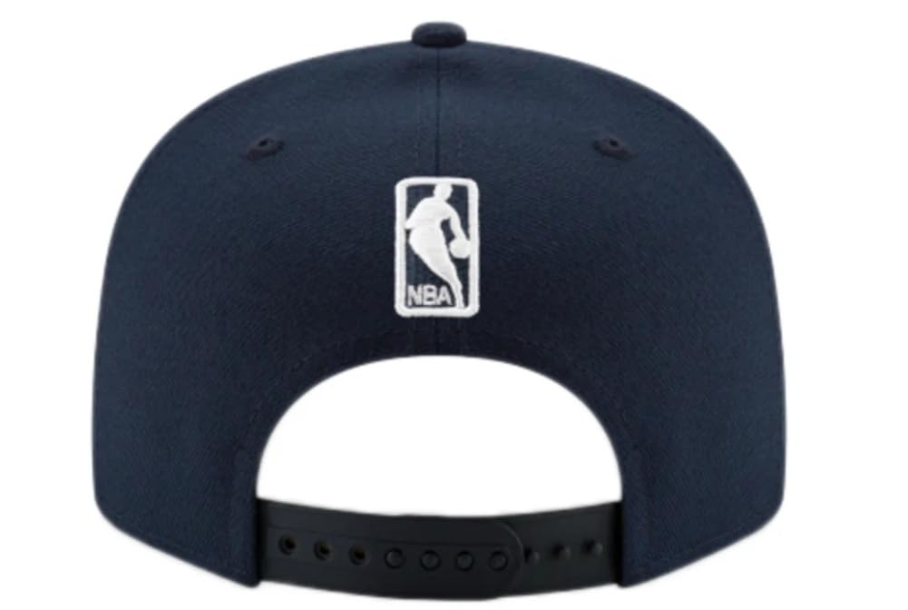 New Era Men's 70556855 9Fifty Denver Nuggets OTC Snapback Adjustable Hat Cap - Navy