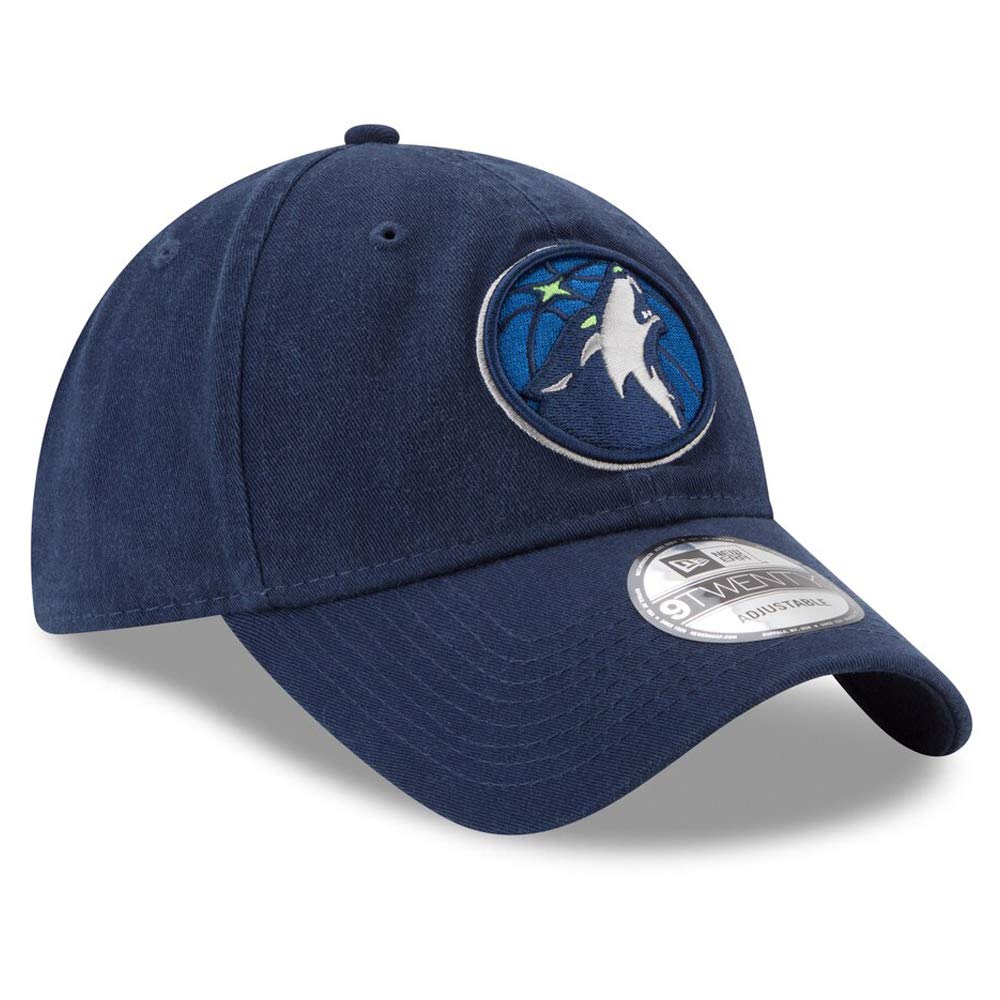 New Era Minnesota Timberwolves Core Classic 9TWENTY Adjustable Hat Navy
