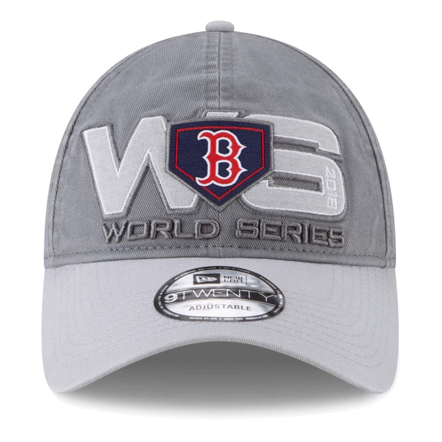 New Era Boston Red Sox 2018 American League Champions Replica 9TWENTY Adjustable Hat – Gray