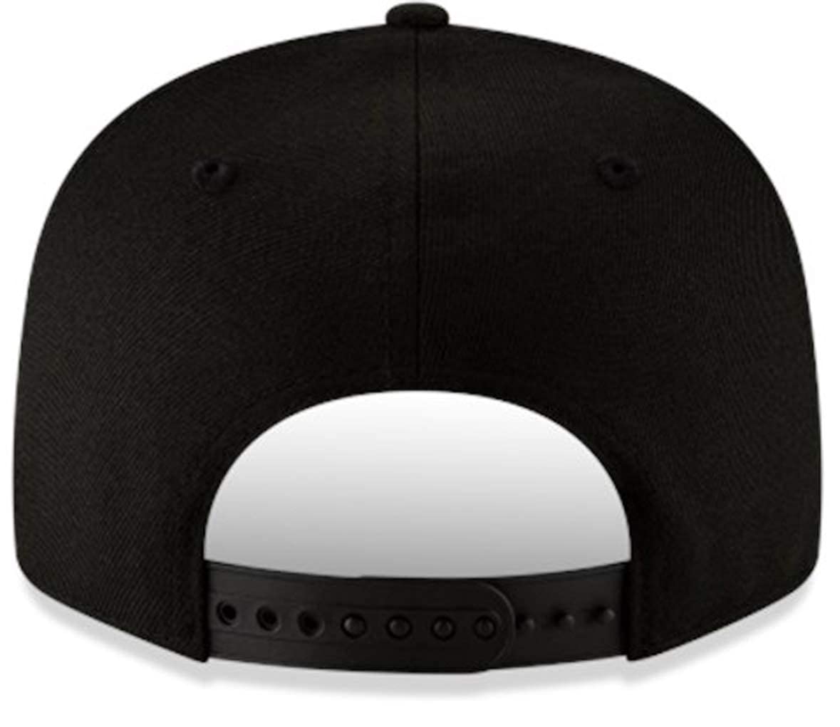 New Era Exclusive Selecition Men's Lions Motor City Adjustable Cap Hat One Size Fit Most Snapback/Velcro/Buckle Closure (US, Alpha, One Size, Black On Black)