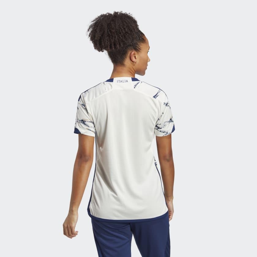 ADIDAS Women's Italy 23 Away Jersey, Off White, Medium